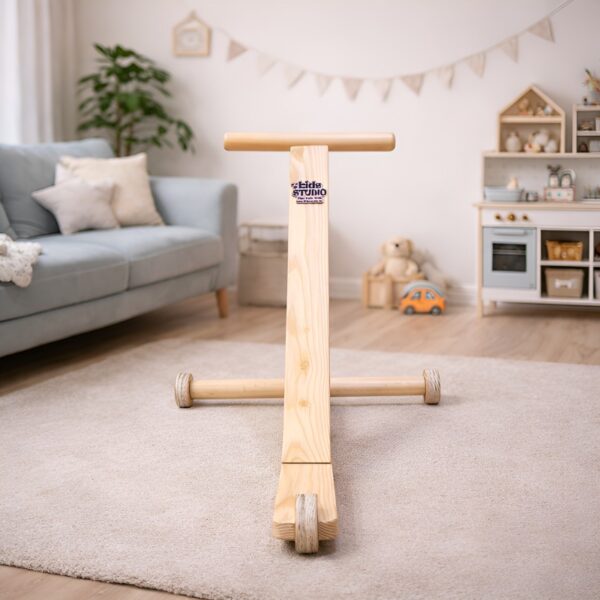 Baby Steps Push Walker | Natural Wood Finish